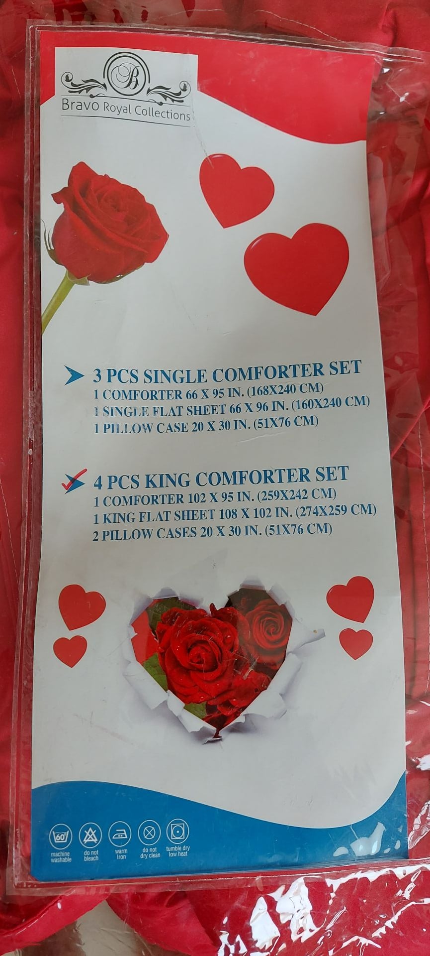 King size comforter set for sale - Image 3
