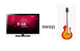 Electric Guitar swap with LG 52 In Smart TV - Image 2