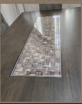 Dining Table with six chairs Home Centre - Image 3
