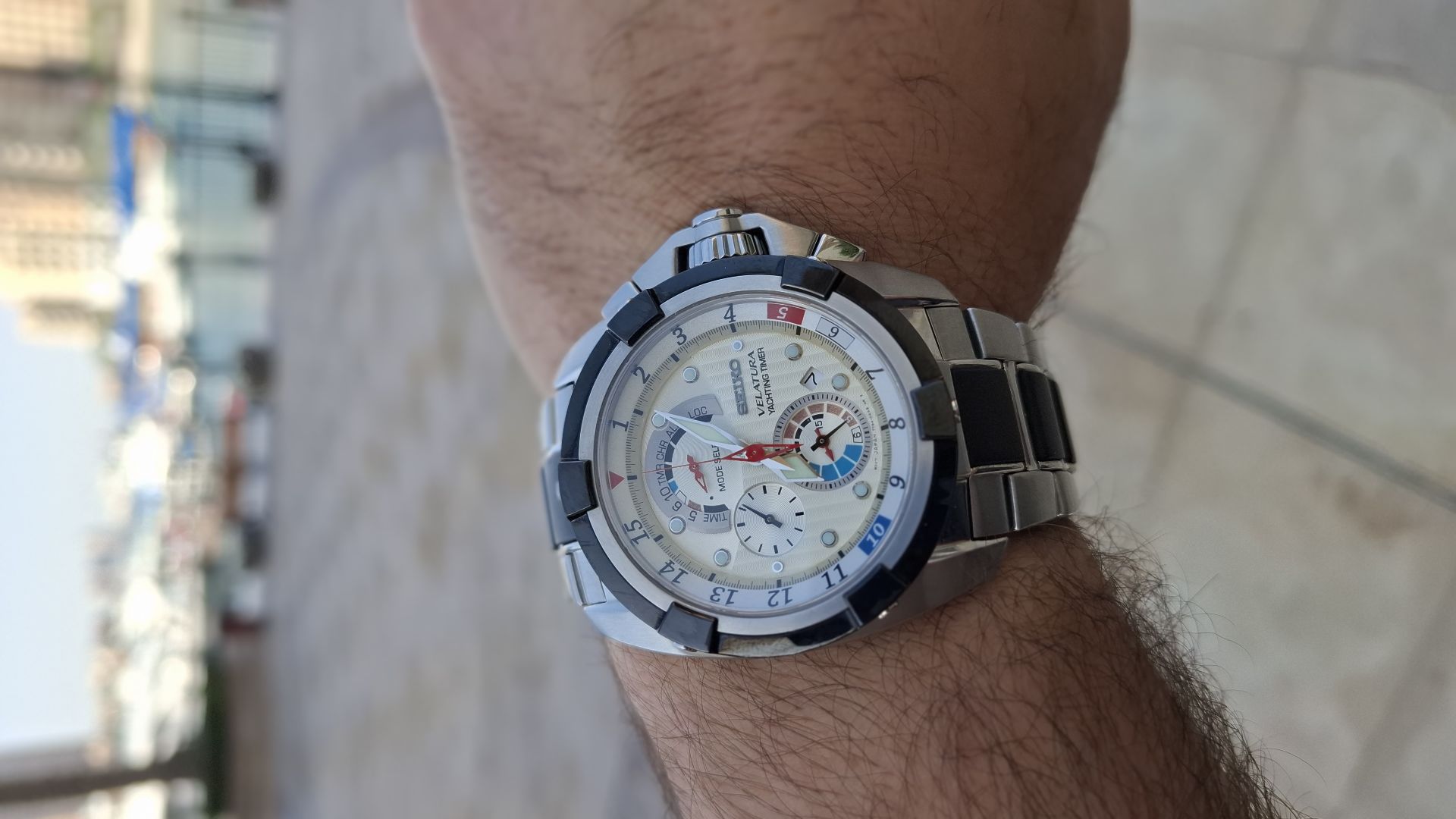 Seiko Velatura Yachting Timer Chronograph Ref. SPC005 (45mm, sapphire crystal) - Image 2