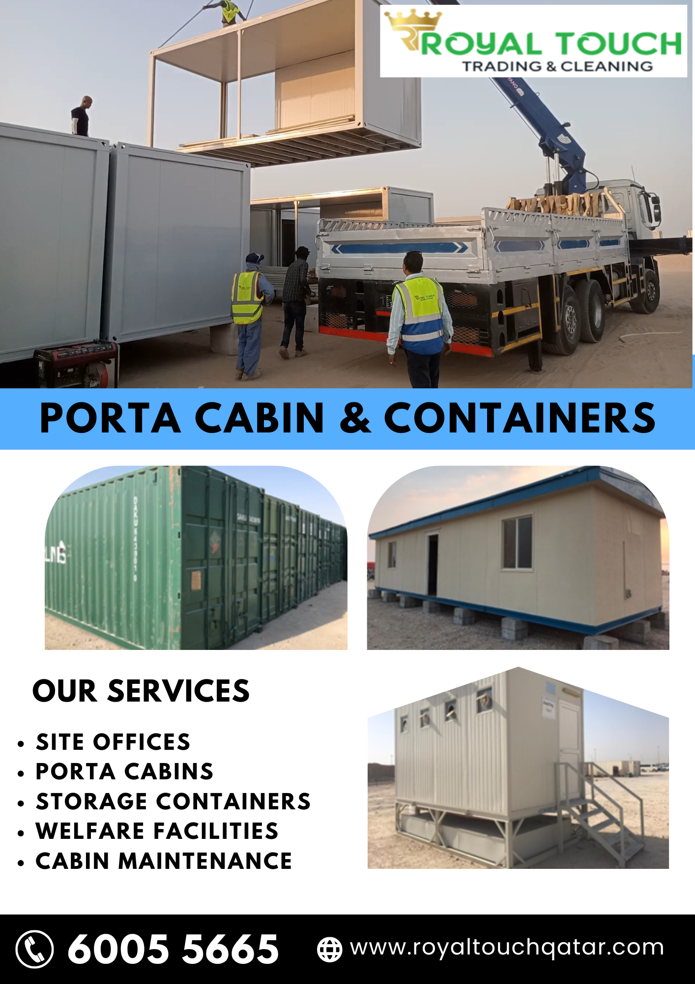 PORTA CABIN, SITE OFFICES & CONTAINERS SUPPLY AND MAINTENANCE