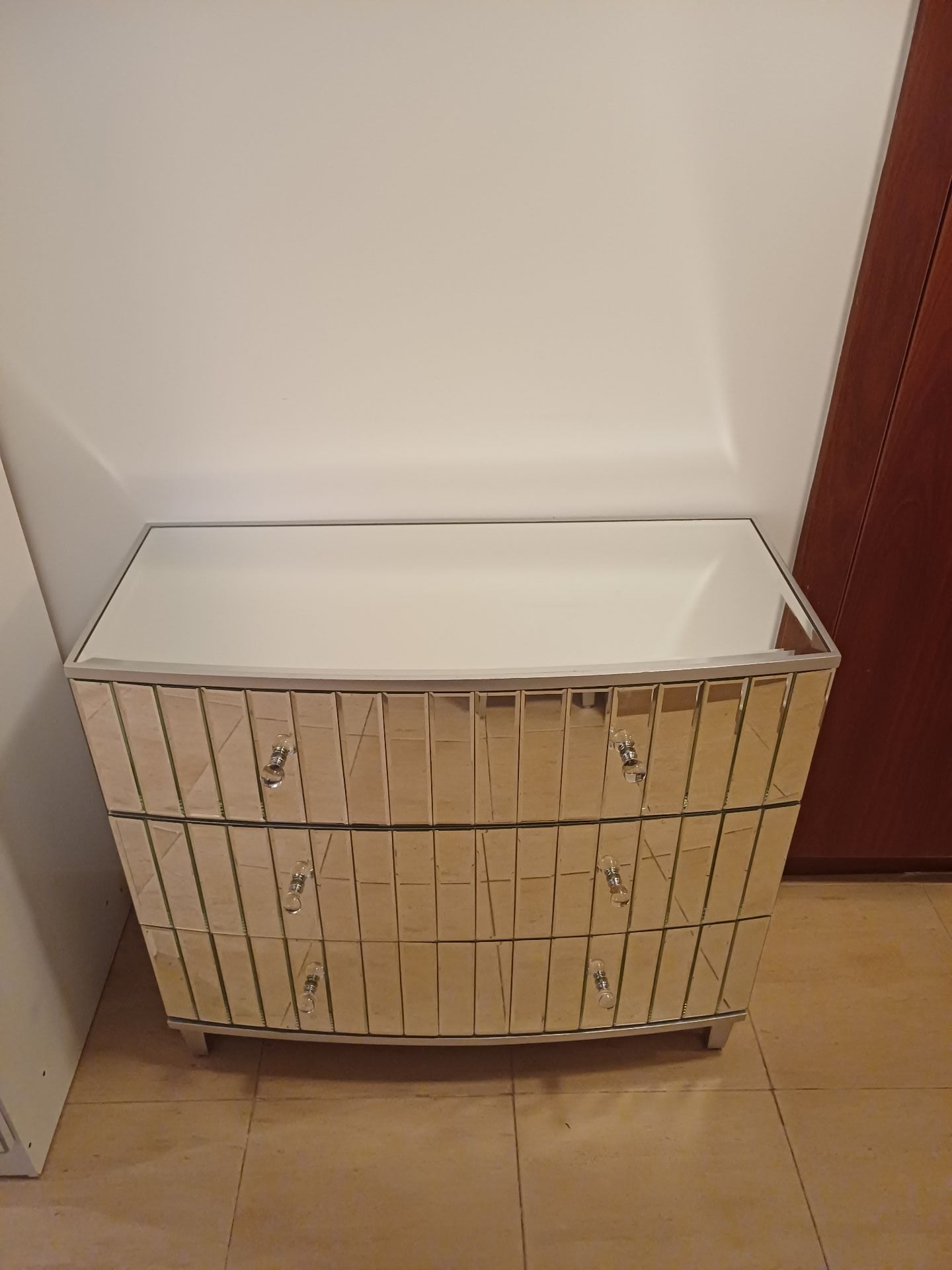 Bed + Mattress + 3 Tables for Sale - Pearl Qatar - Image 1