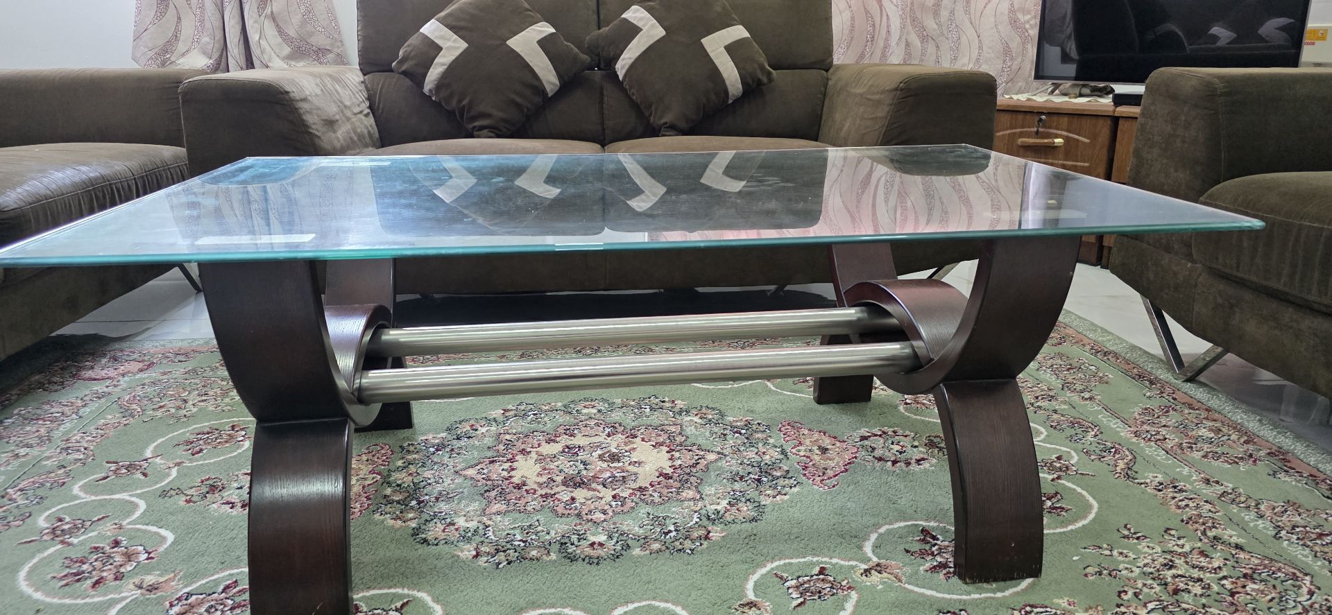 Aesthetic sofa set with a centre table - Image 5