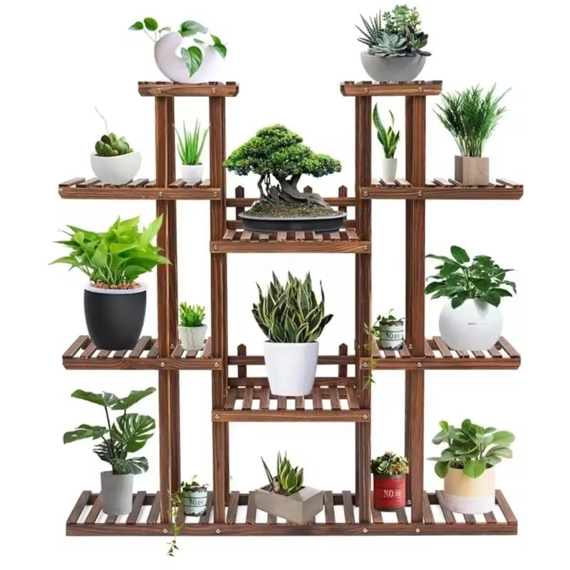 Wooden Plant Stand Qatar under Offer (Brand New Sealed Packed) - Image 2