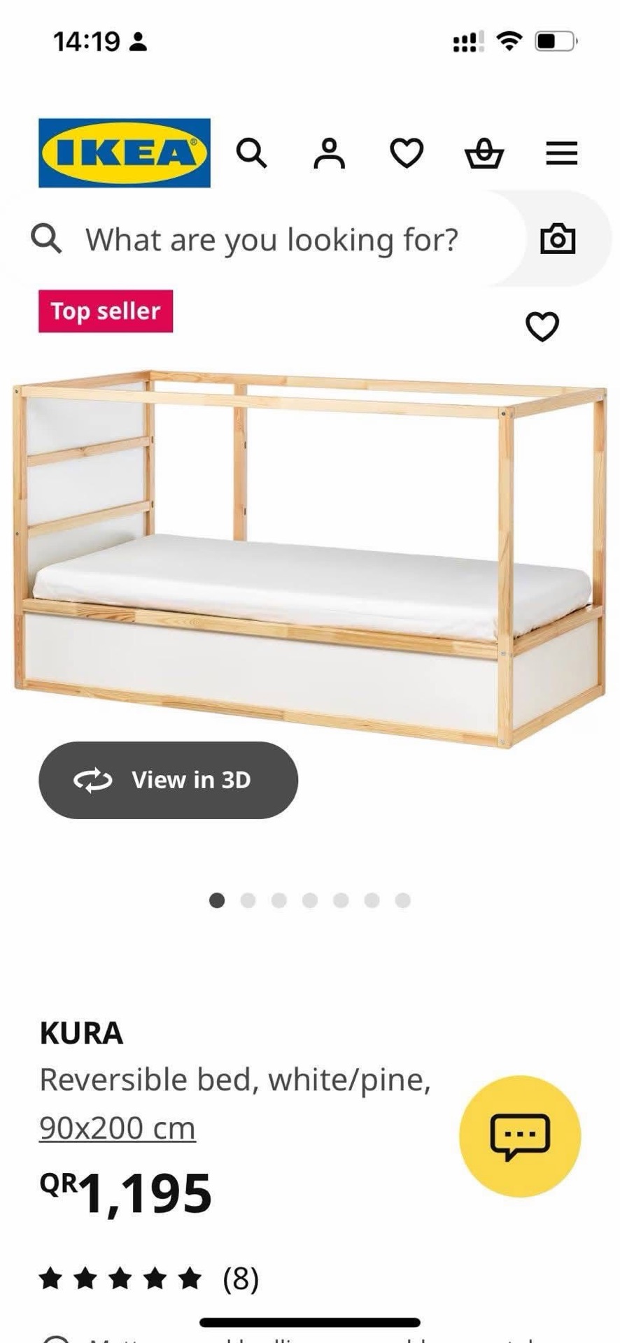 IKEA kids bunk bed with mattress  - Image 3