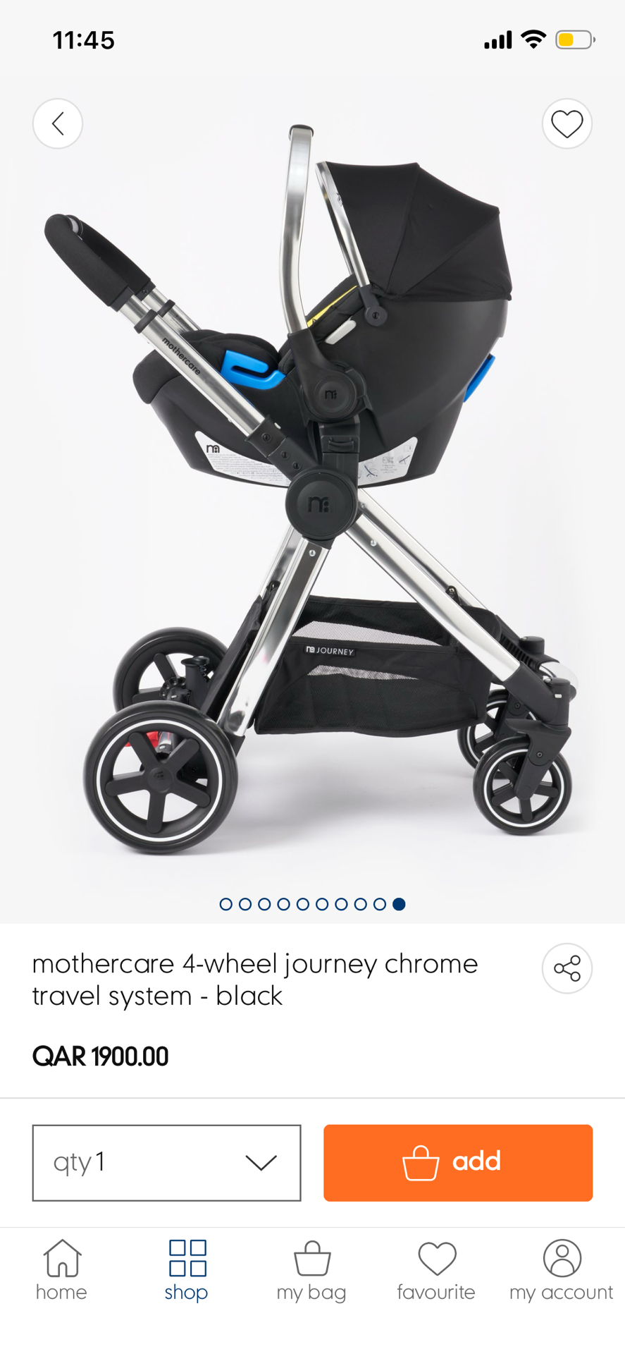 Car seat and stroller set mothercare - Image 8