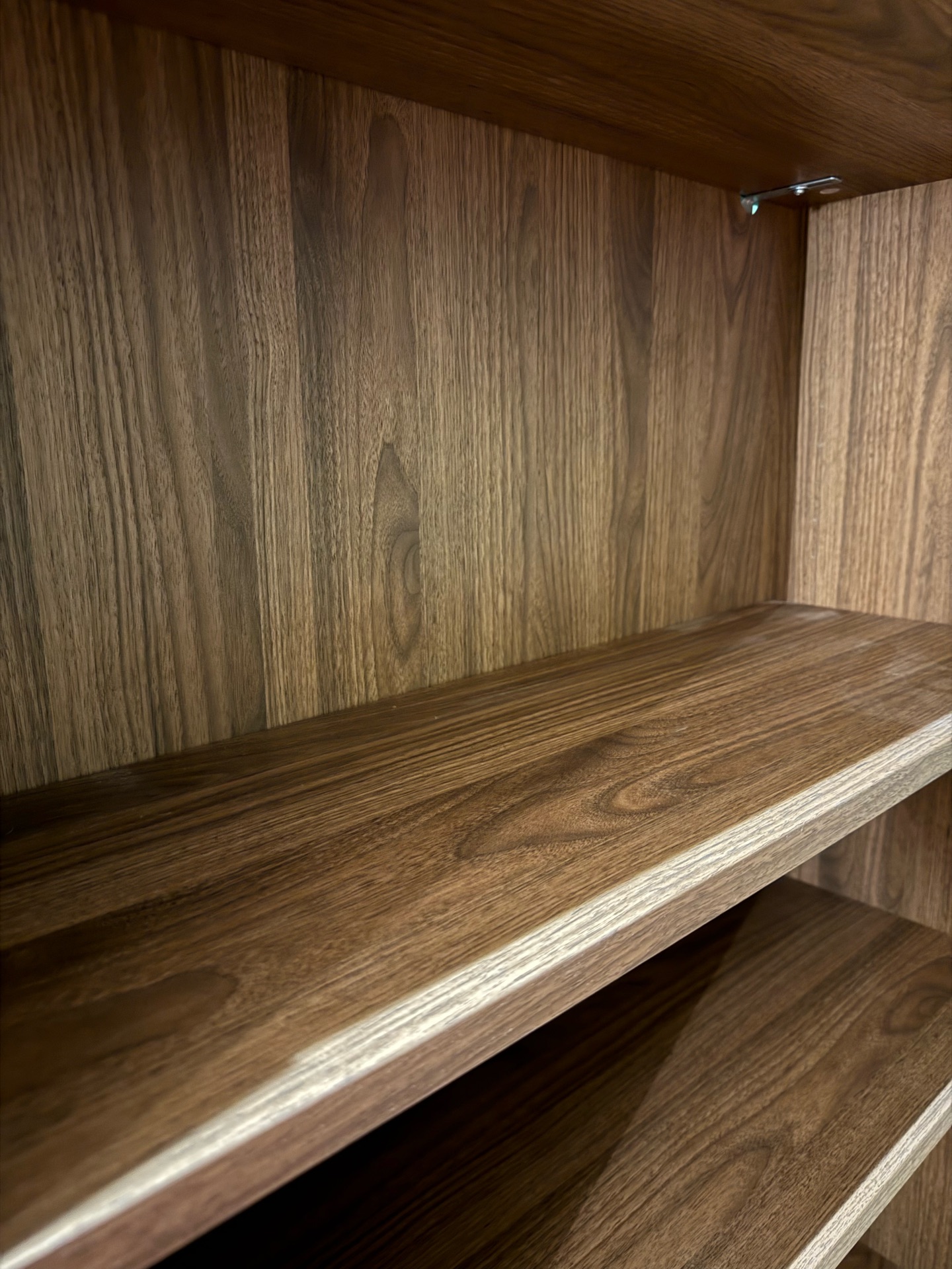 Modern Walnut Bookshelf - Excellent Condition - Image 4