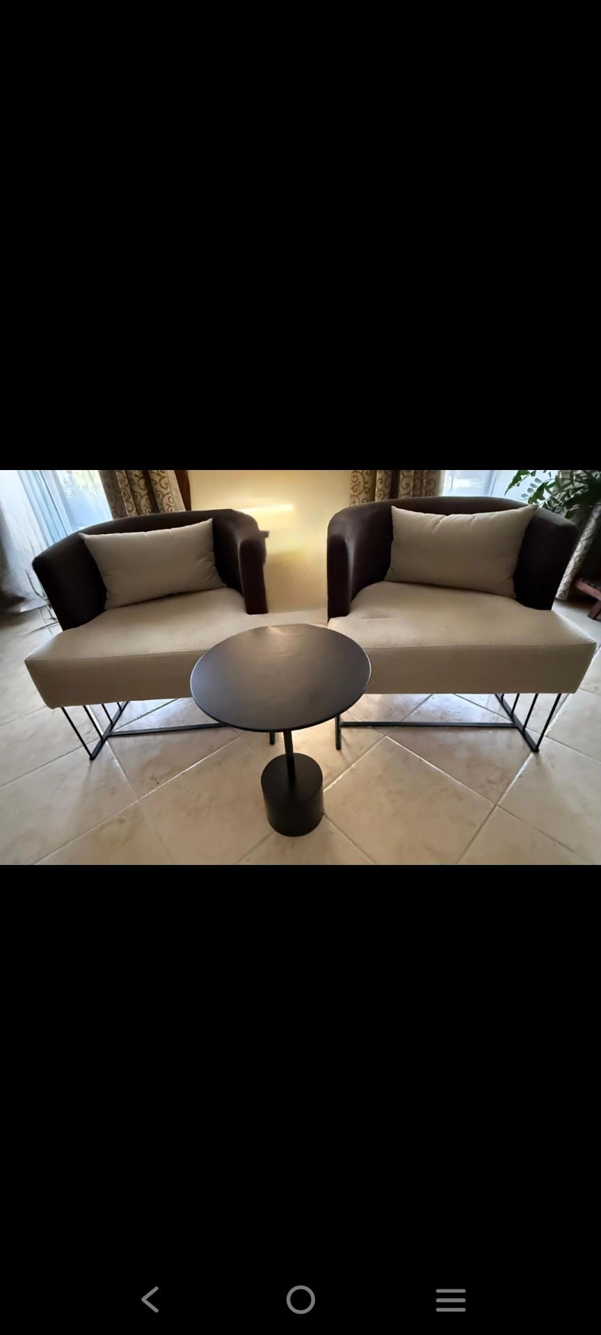 a pair of coffee chair - Image 2