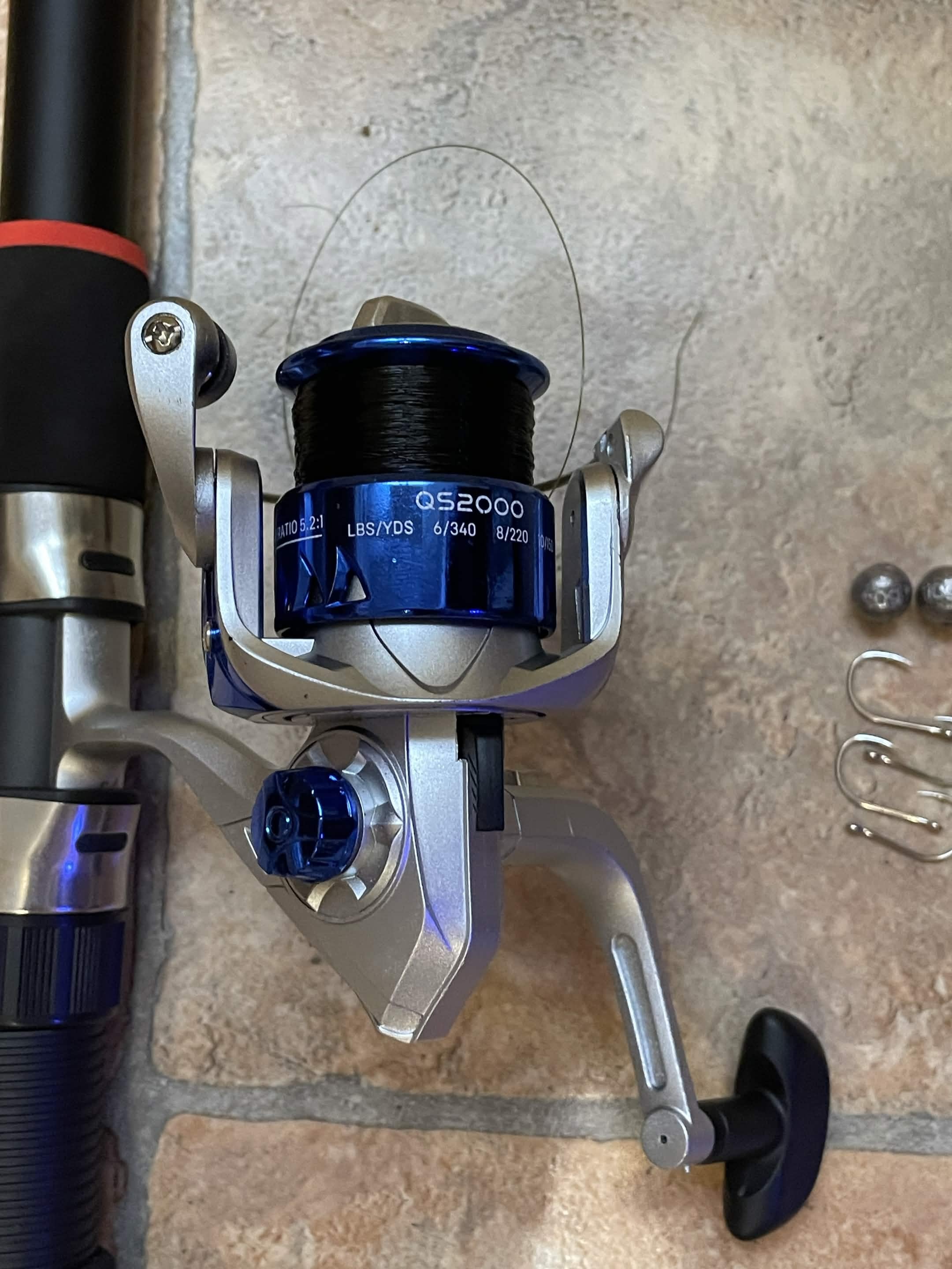 12ft/360cm Carbon Telescopic Rod and Reel - Image 3