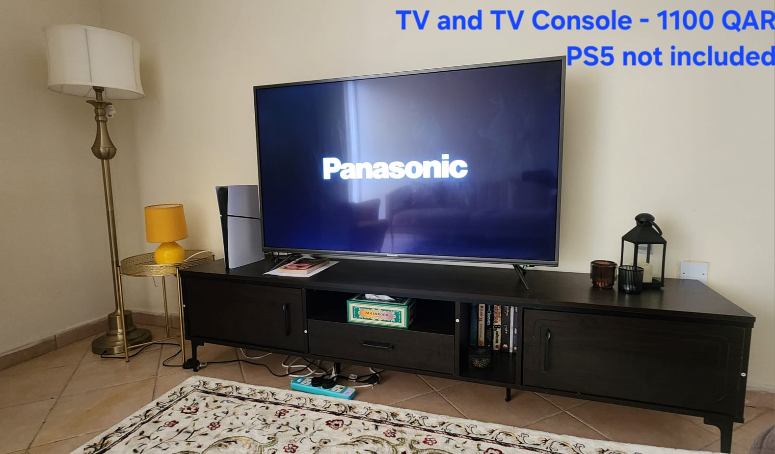 TV and Tv Console  - Image 2