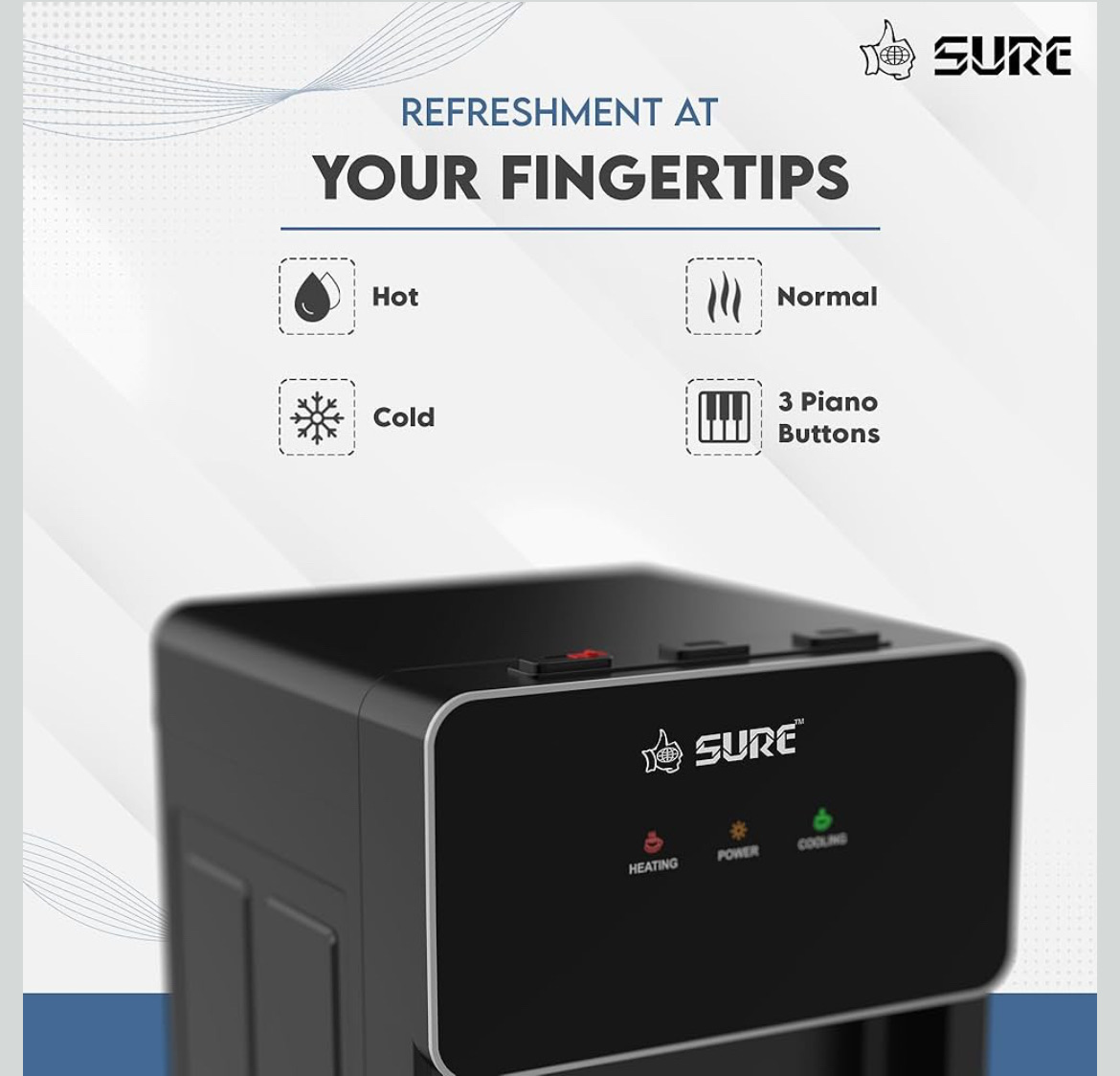 Sure OUDIS B7 Bottom Loading Water Dispenser - Image 6