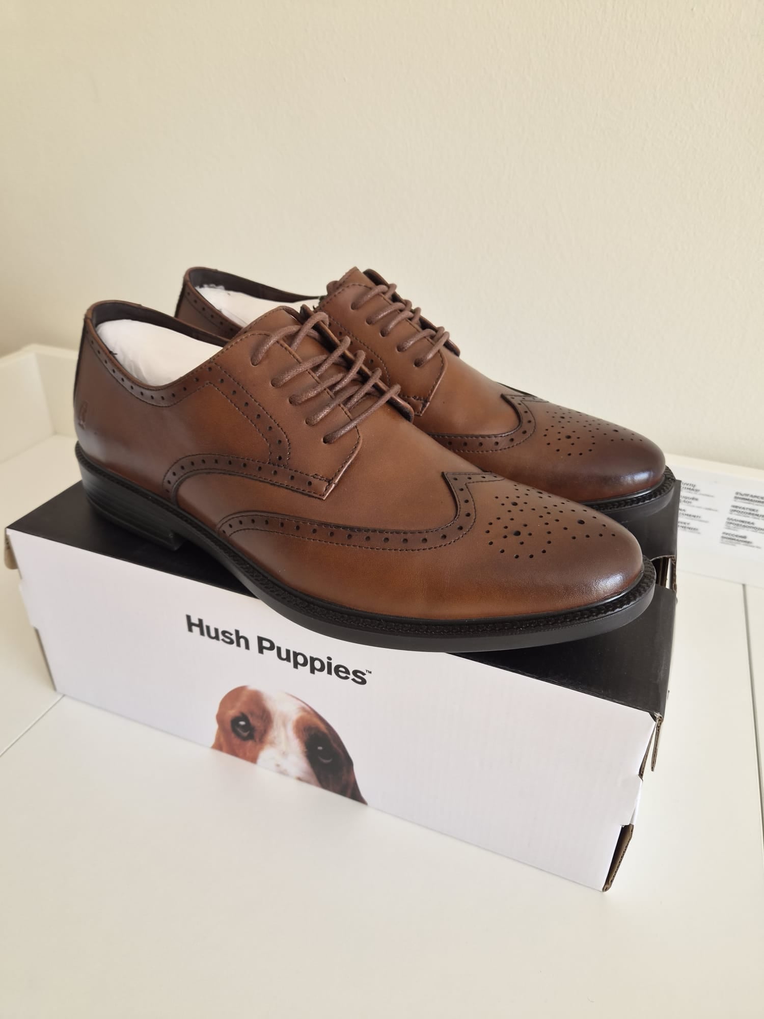 Hush Puppies Brown Leather Brand New - Image 1