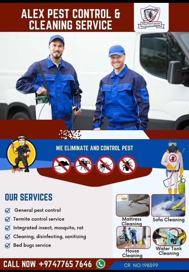Pest Control Services in Qatar | Cockroaches, Bed Bugs, Ants & Rodents - Maintenance Services