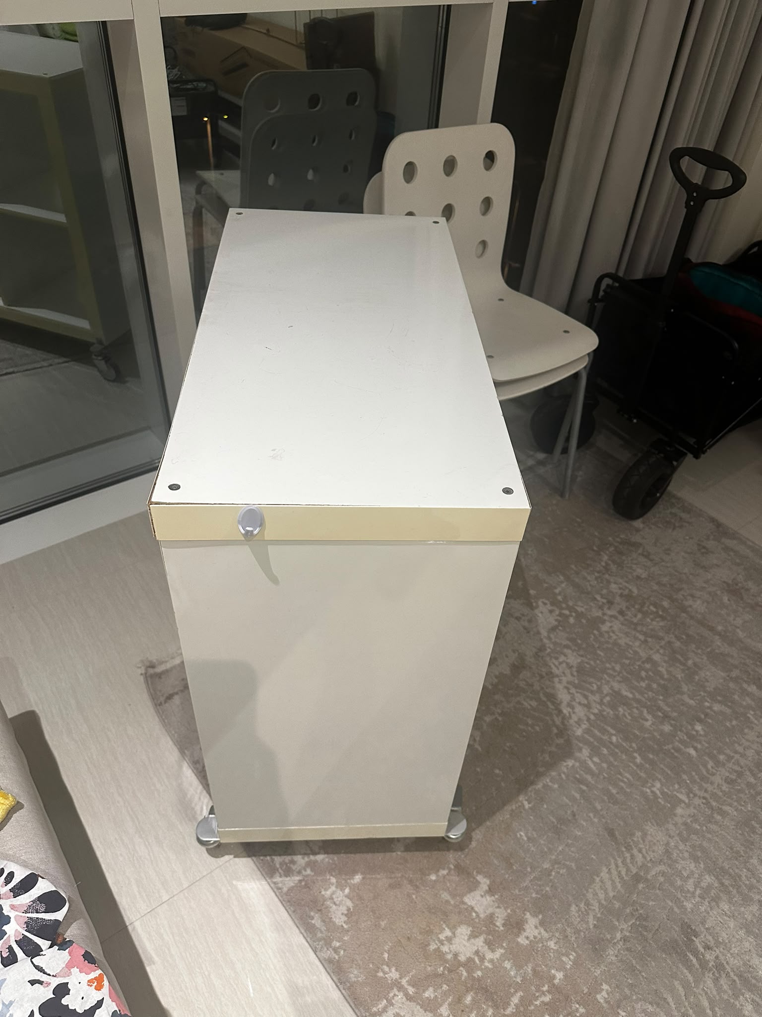 White Storage Shelf IKEA - Image 3