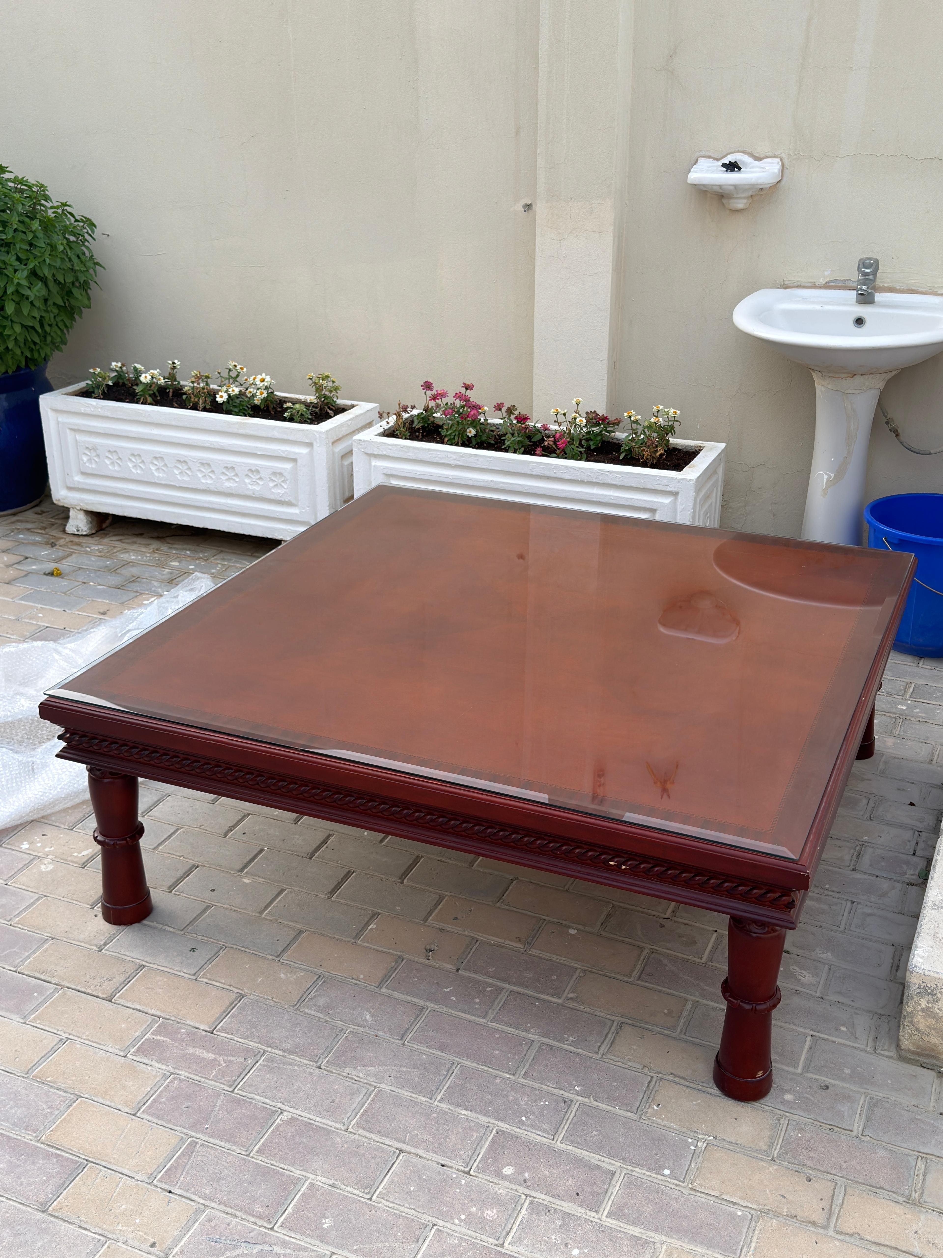 Table with Glass Top - Image 4