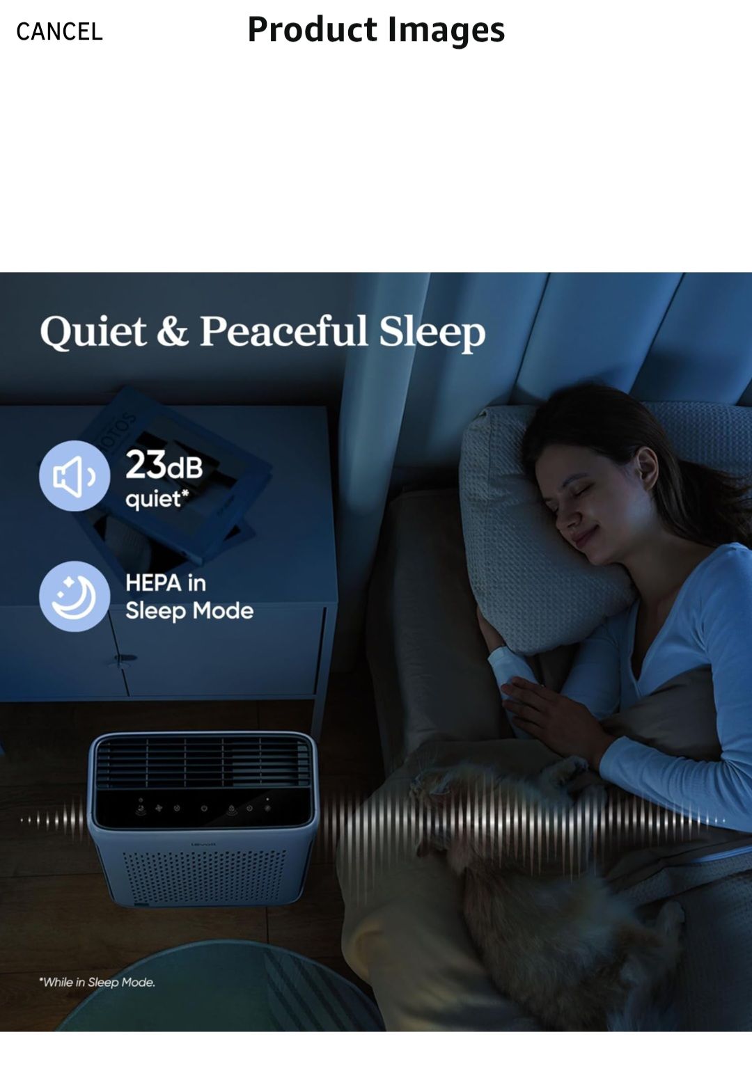 Levoit Vital 100s air purifier + extra new filter  - Image 5