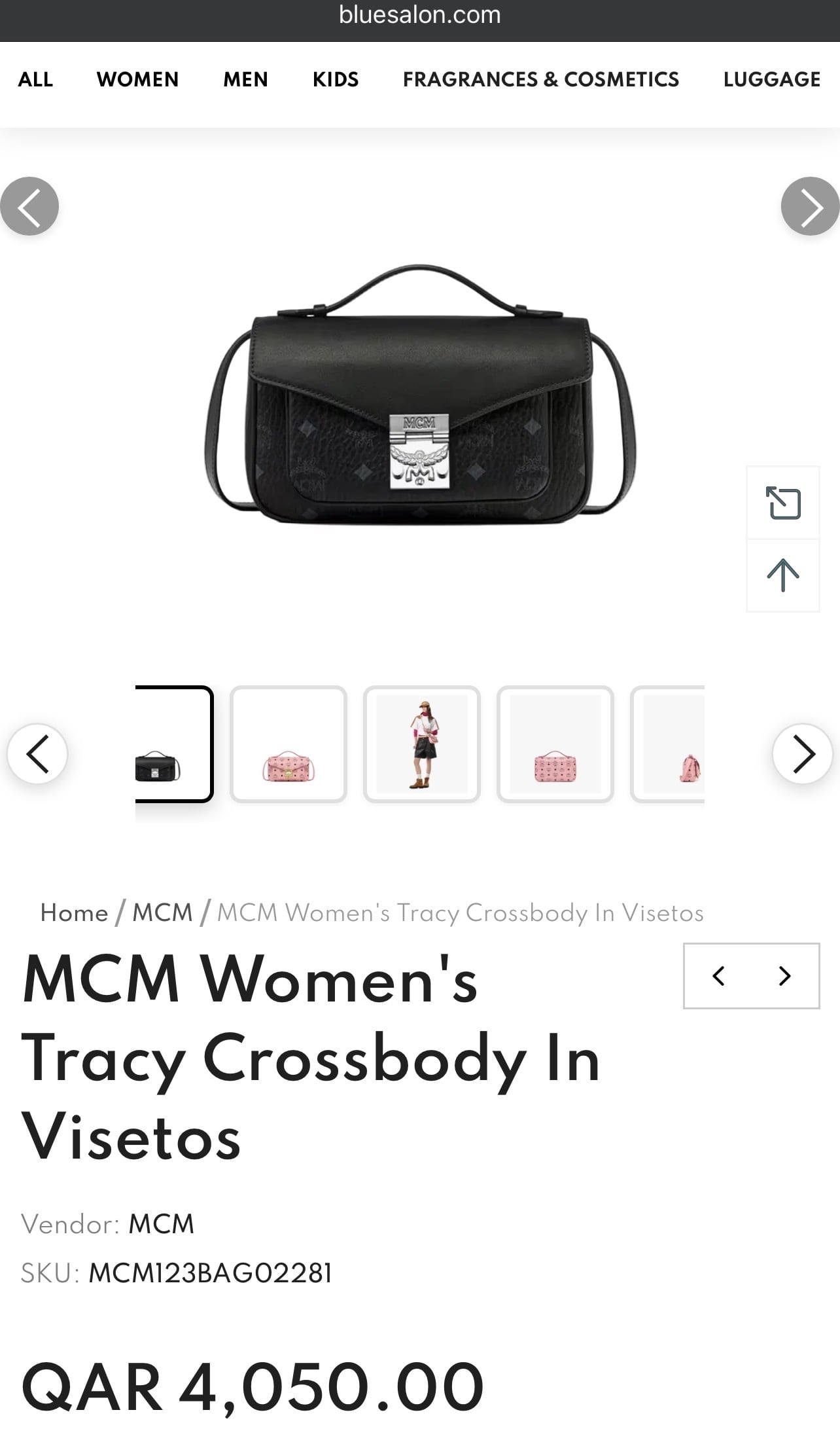 MCM Women's Tracy Crossbody In Vesitos - Image 4