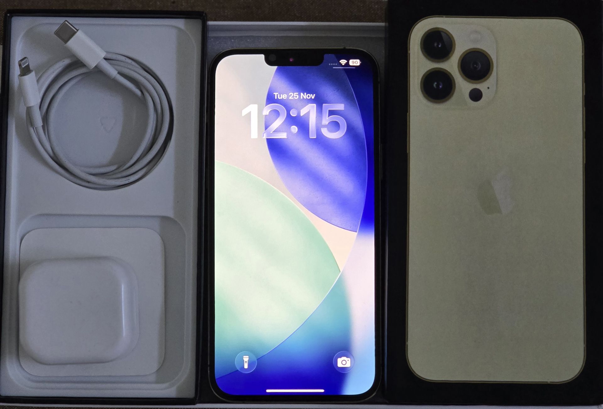 IPHONE 13Pro Max 256GB Gold Color - Image 4