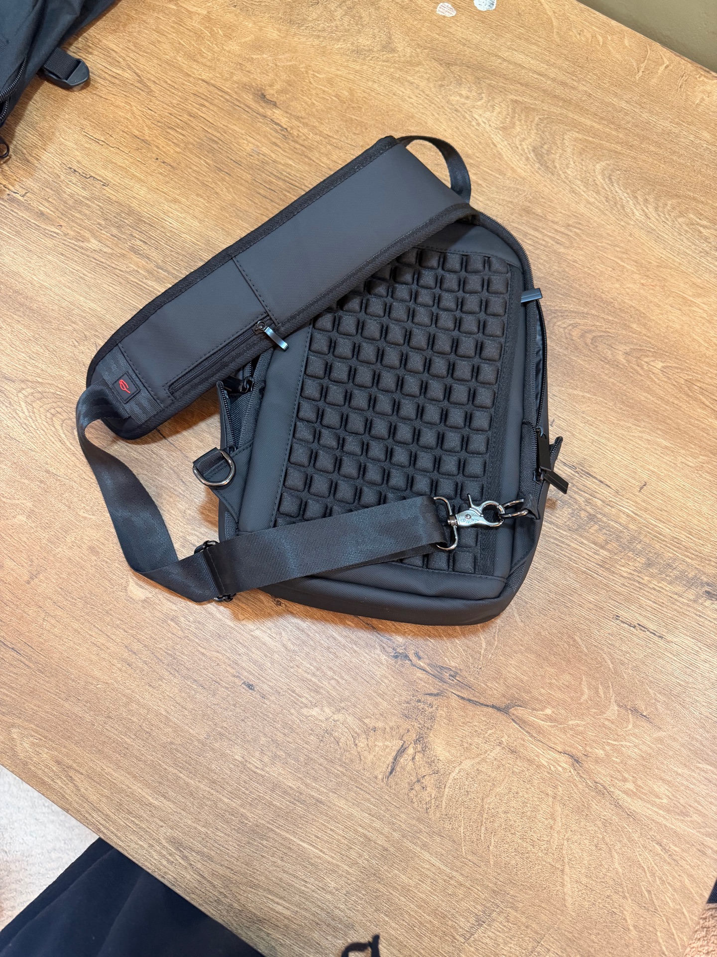 Black Crossbody Sling Bag with USB Charging Port – Brand New / Excellent Conditi - Image 7