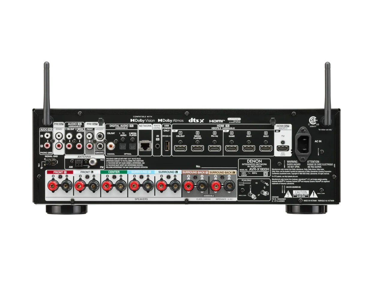 Denon AVR-X1800H - Image 4
