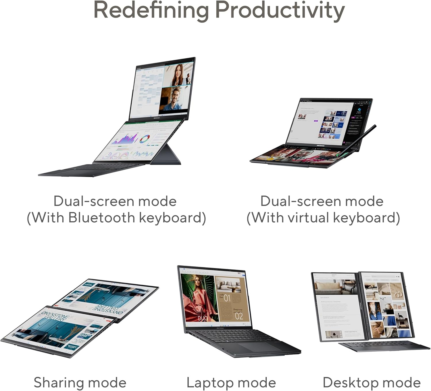 ual-Screen ASUS Zenbook Duo — Ultra 9, 32GB RAM, 1TB SSD - Image 2