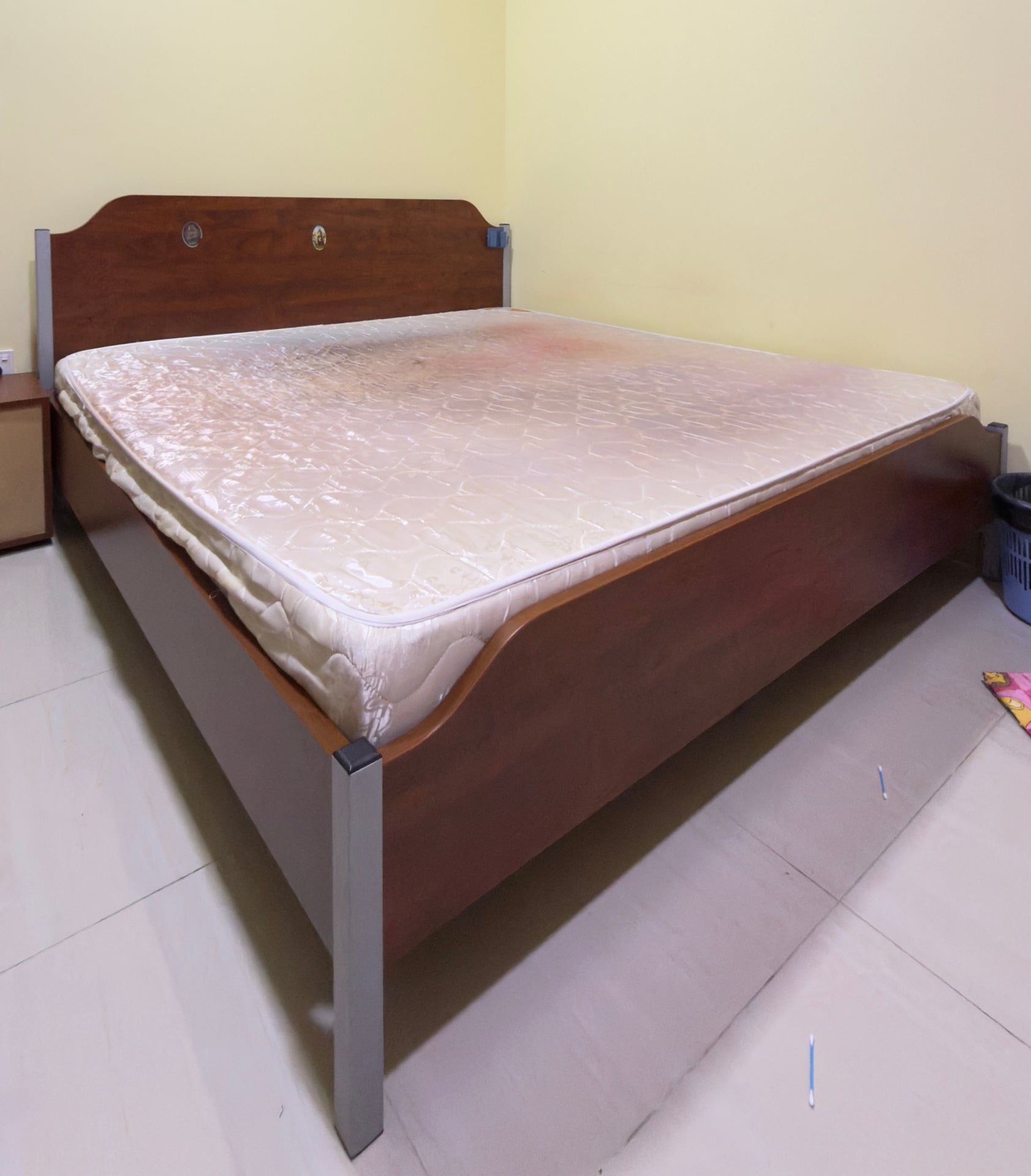 King size bed and mattress  - Image 2