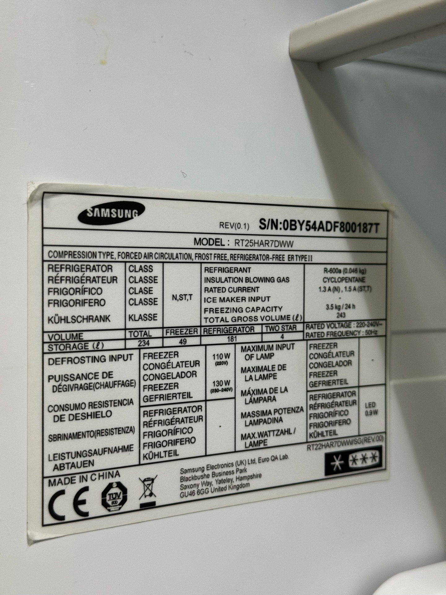 Samsung refrigerator  - Image 8