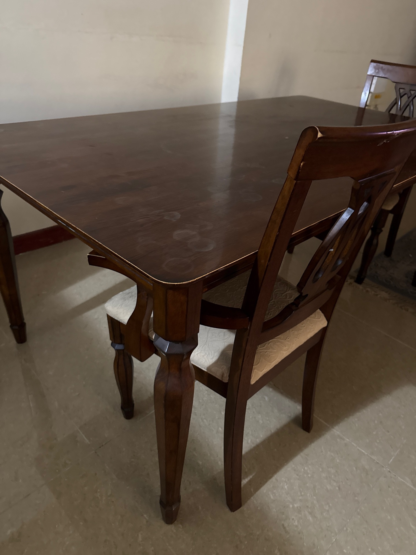 Dinning table with 2 chairs  - Image 4