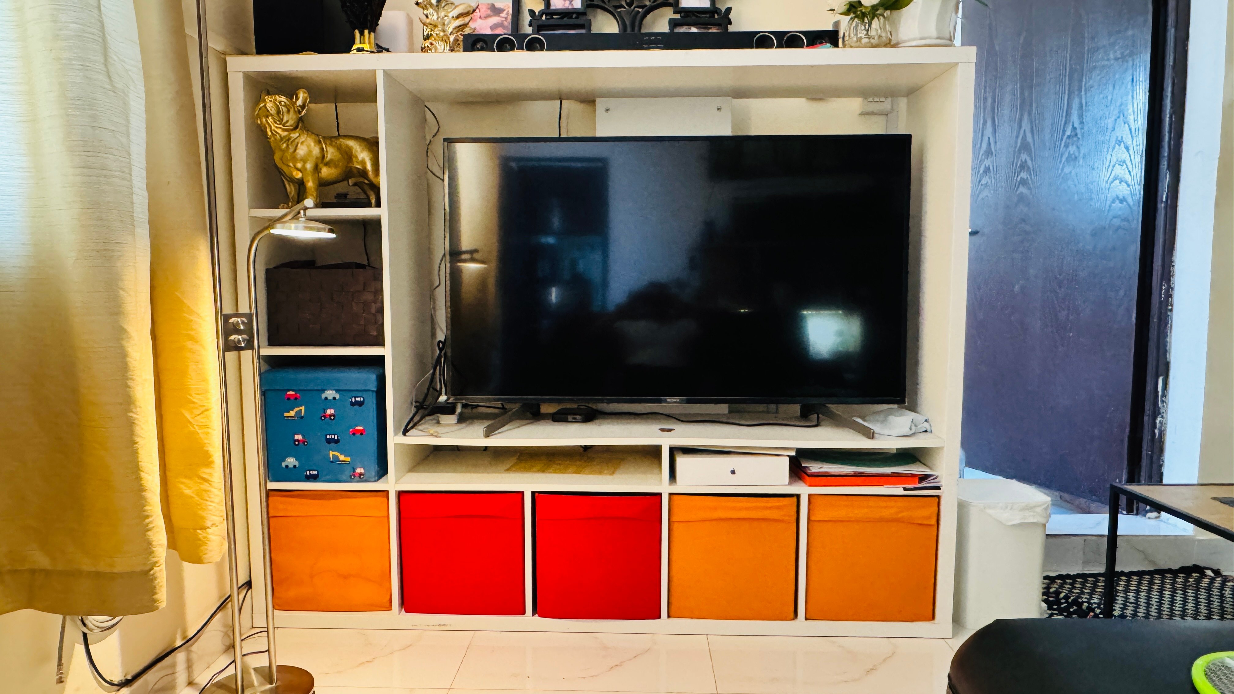 50” SONY BRAVIA 4K TV + IKEA TV UNIT WITH STORAGE  - Image 2