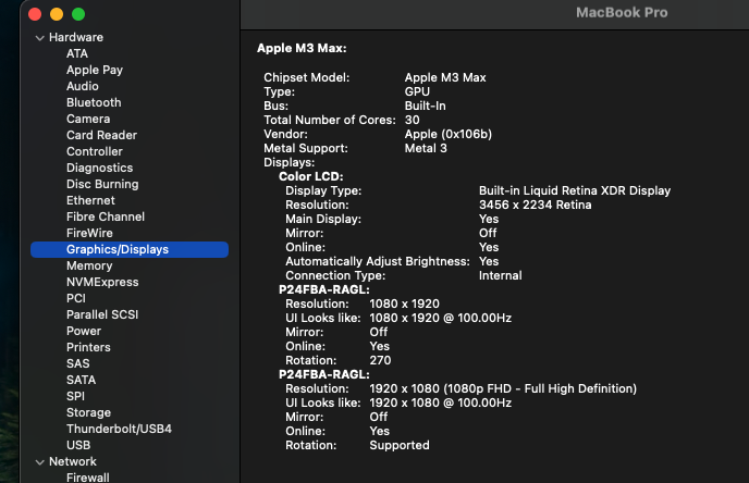 MacBook M3 Max 16” 36R 1TB 100%  - Image 9