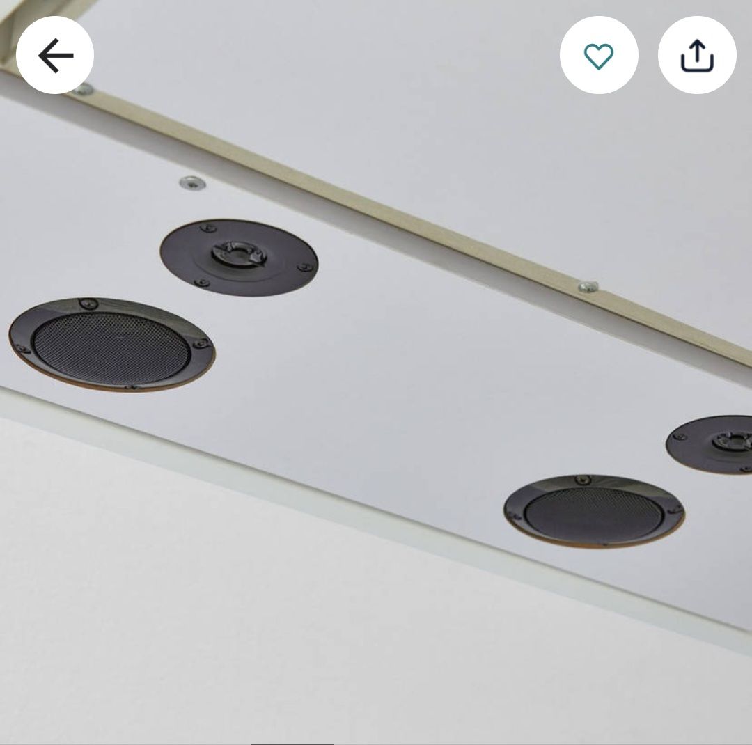 Smart Desk with Wireless Charger & Built-in Speakers – White - Image 4