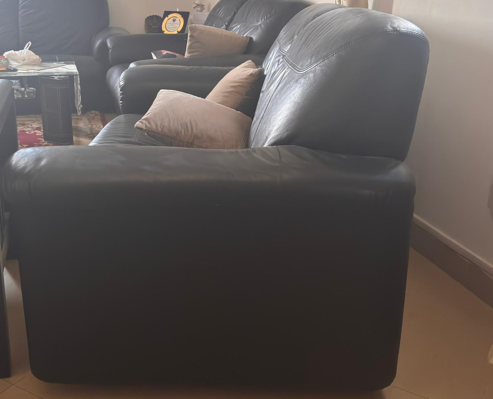Two Seater Sofa 3 pcs from IKEA & Kitchen Cabinet - Image 2
