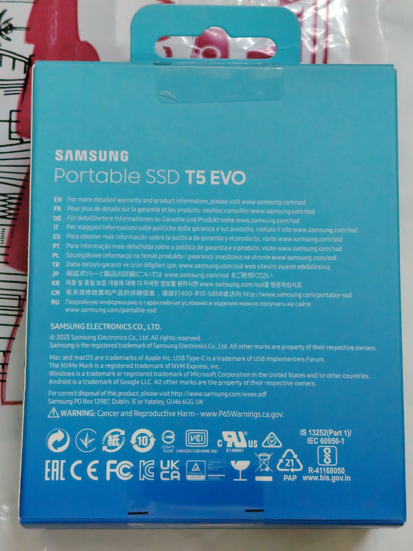 Samsung T5 EVO 4TB portable (QAR1079) - Image 4