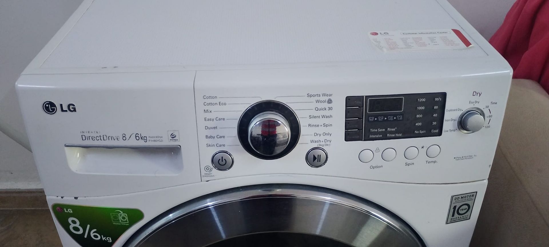 LG 6KG Washing Machine for Sale - Image 3