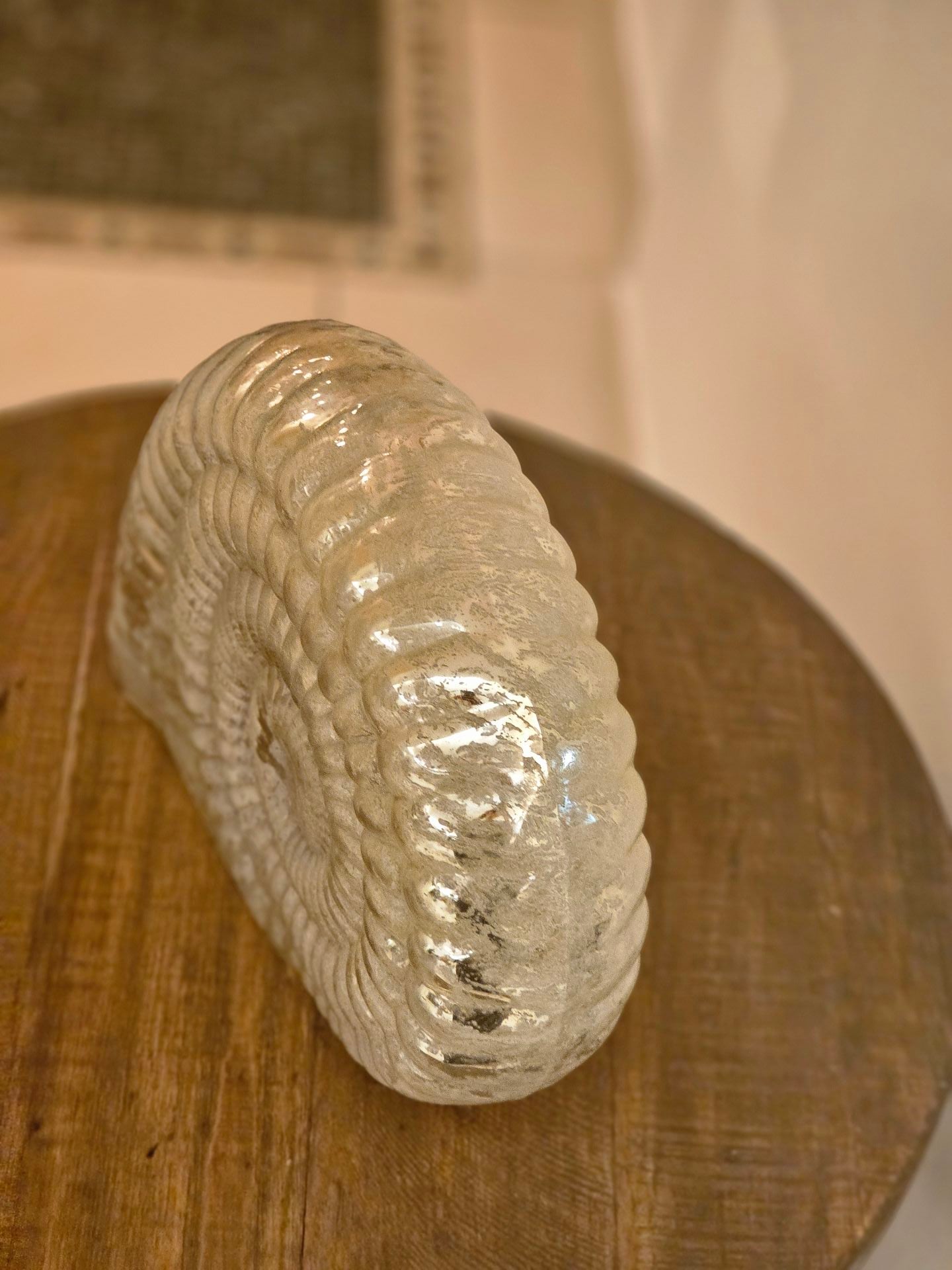 Pottery Barn Glass Shell - Image 2