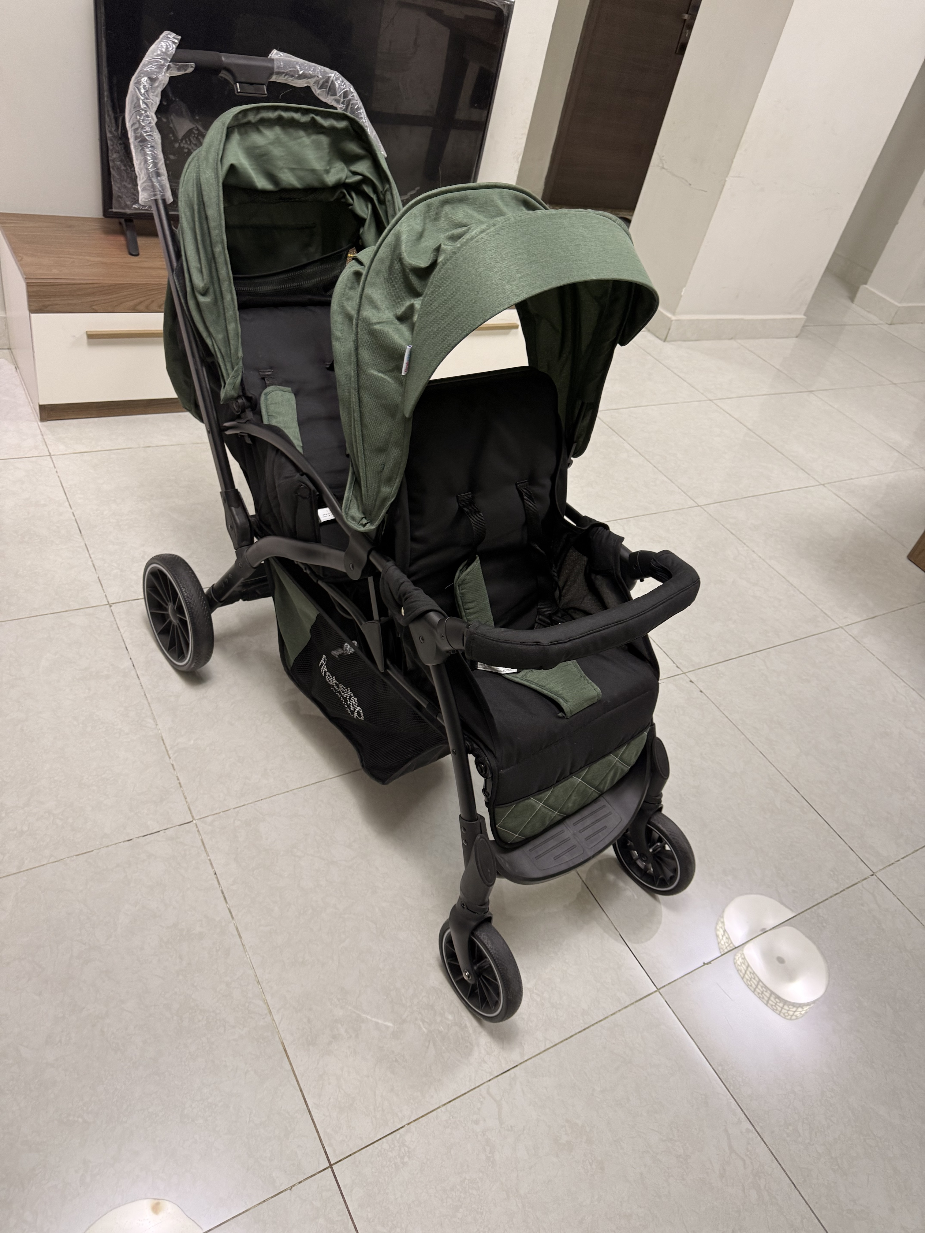 First Step T2 Baby Stroller, Green, A25 - Image 1