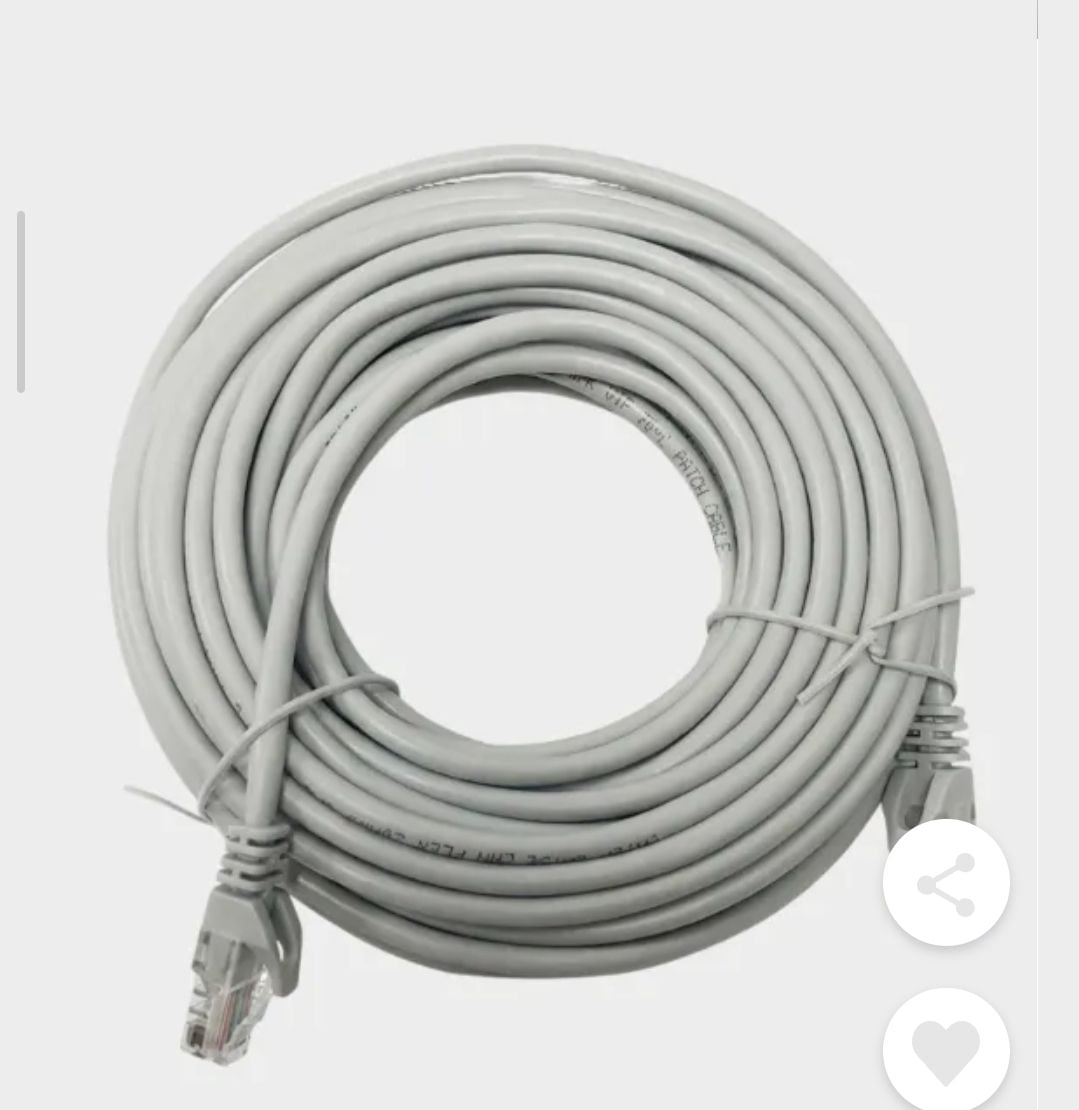 Ethernet cable with 2 connector attached both side  - Image 2