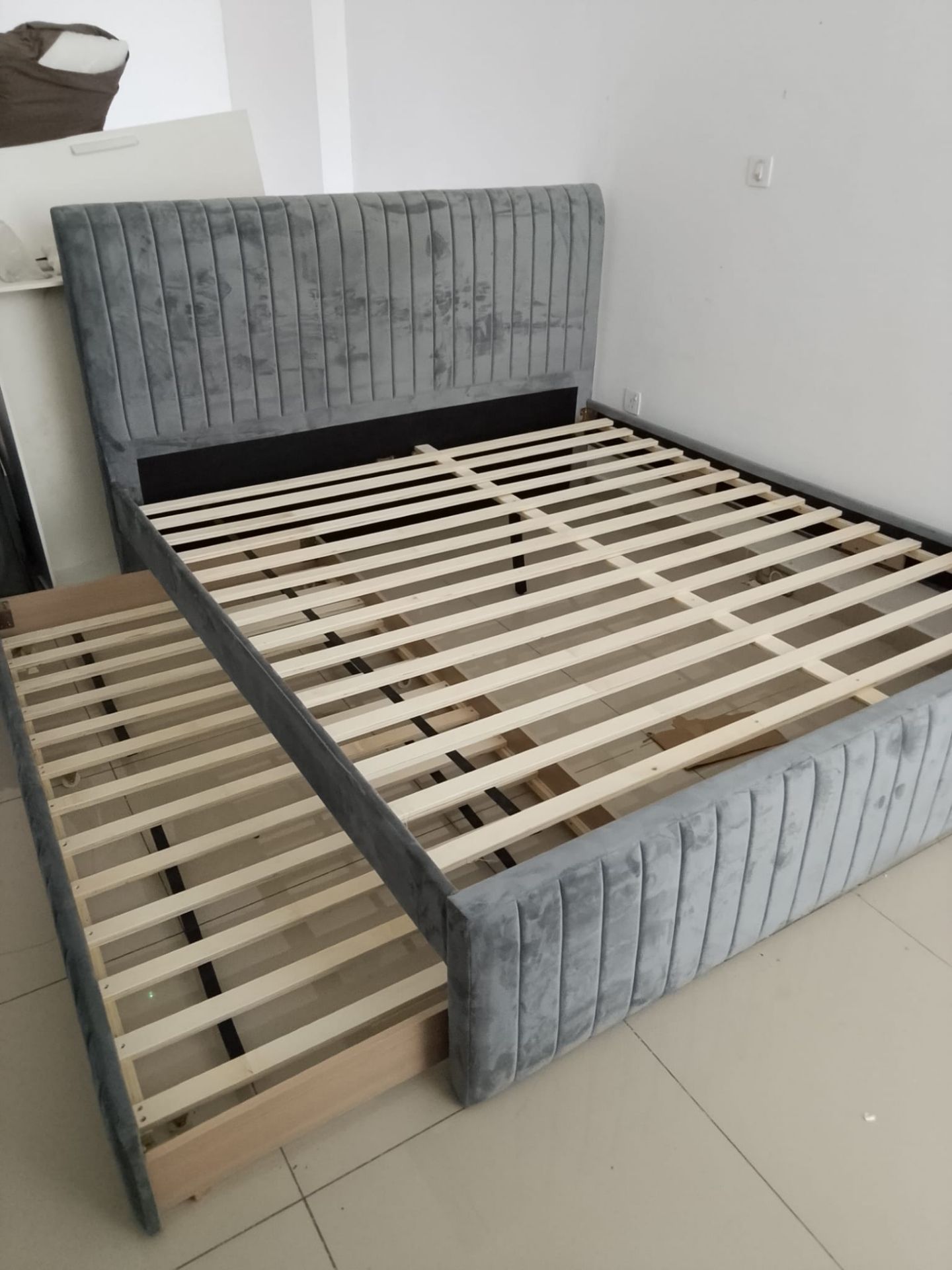 King size bed with mattress  - Image 3