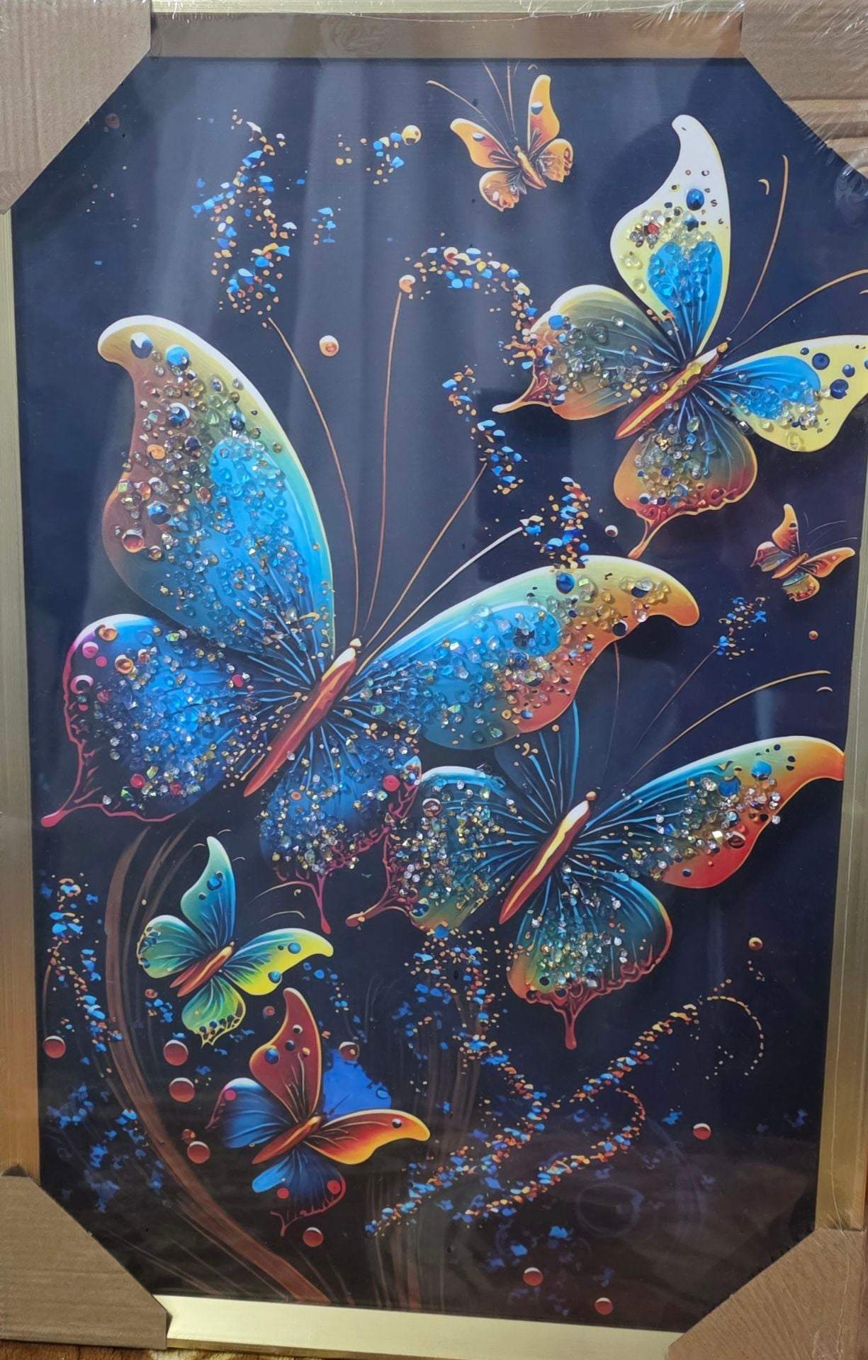  Modern Butterfly Wall Art Frame – 35x60 cm – Premium Decorative Piece - Image 4
