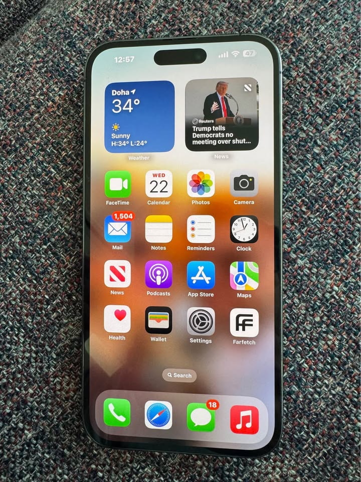 Iphone 14 Pro Max 256 GB Purple Like New - Image 1
