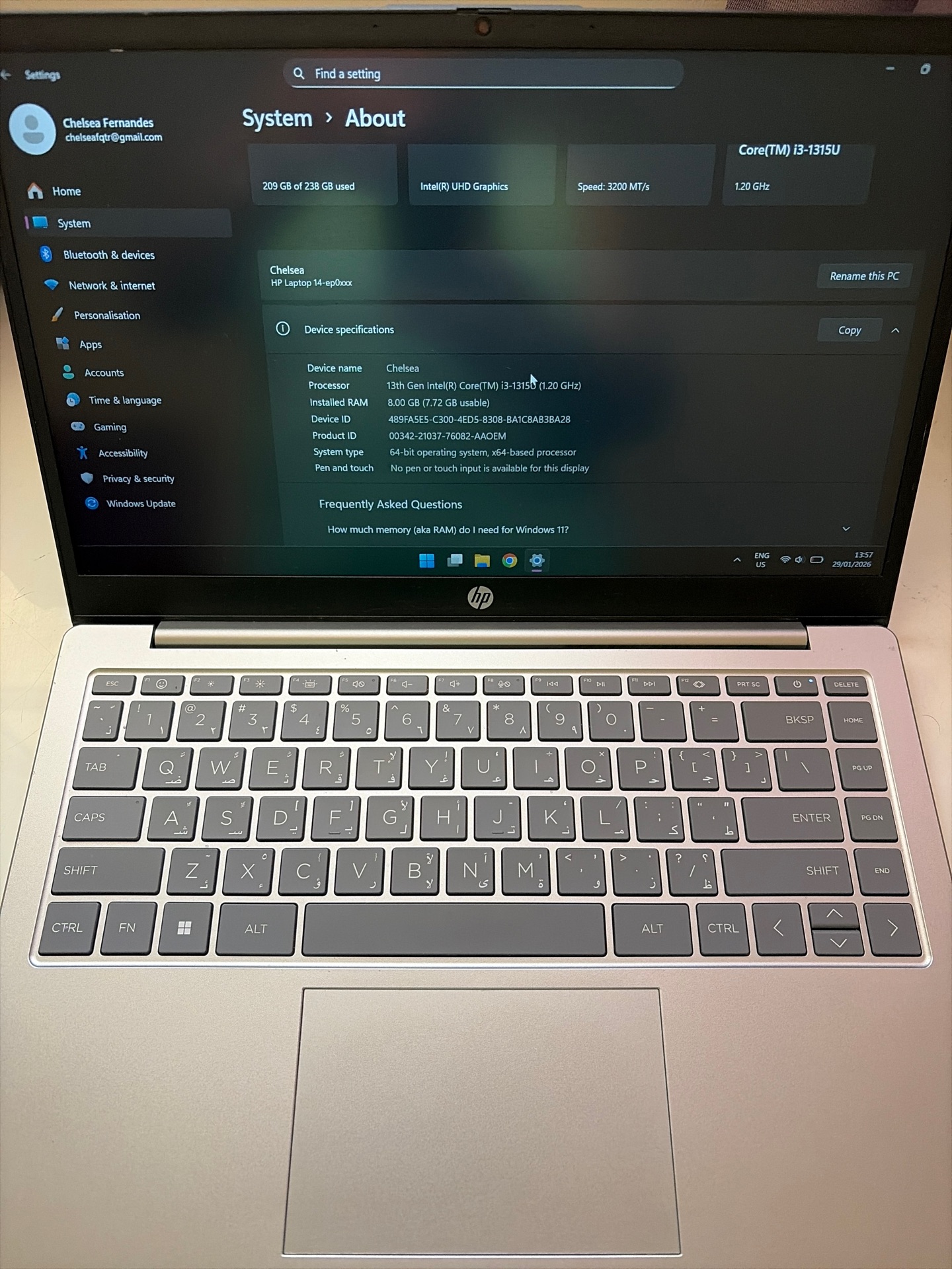 HP LAPTOP 12” - Image 1