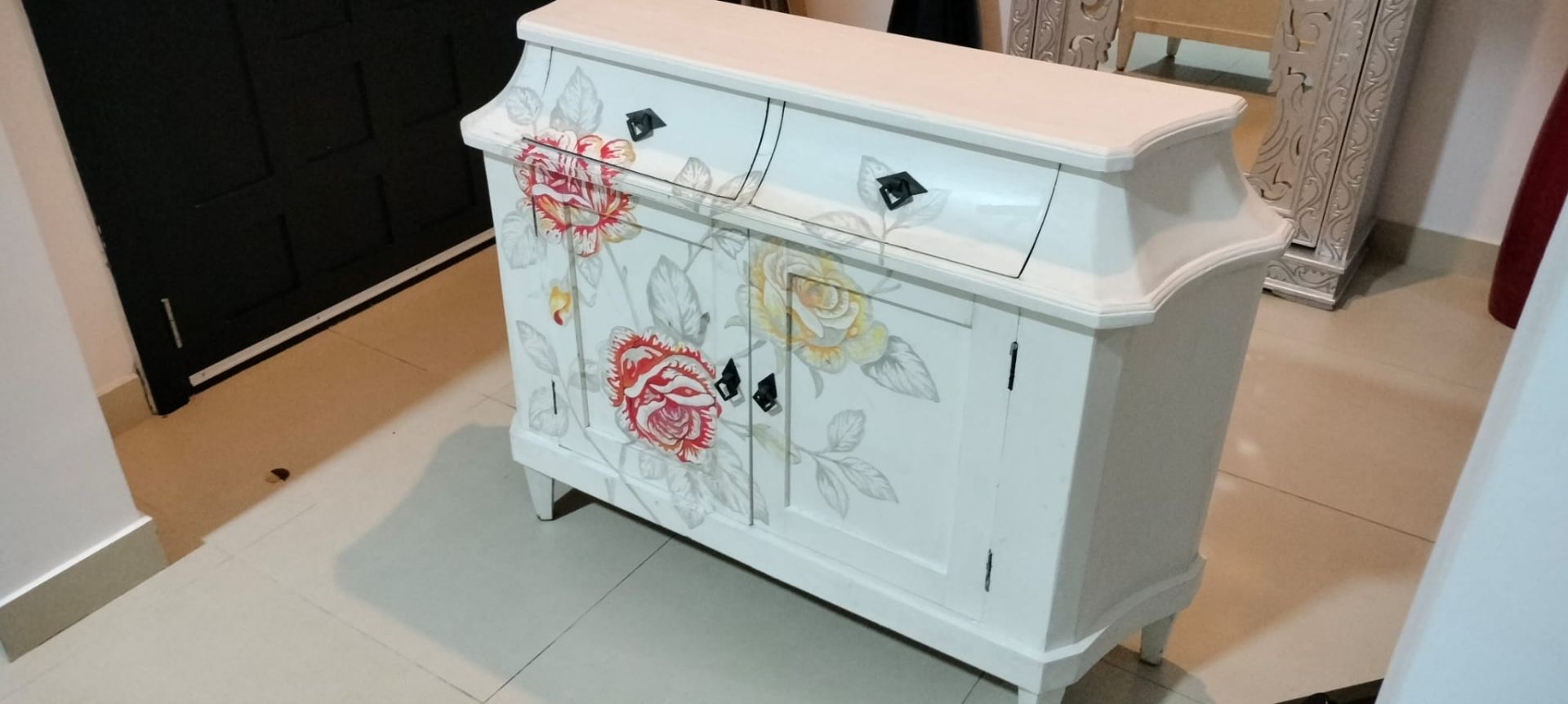 Vintage cabinet solid wood  - Image 2