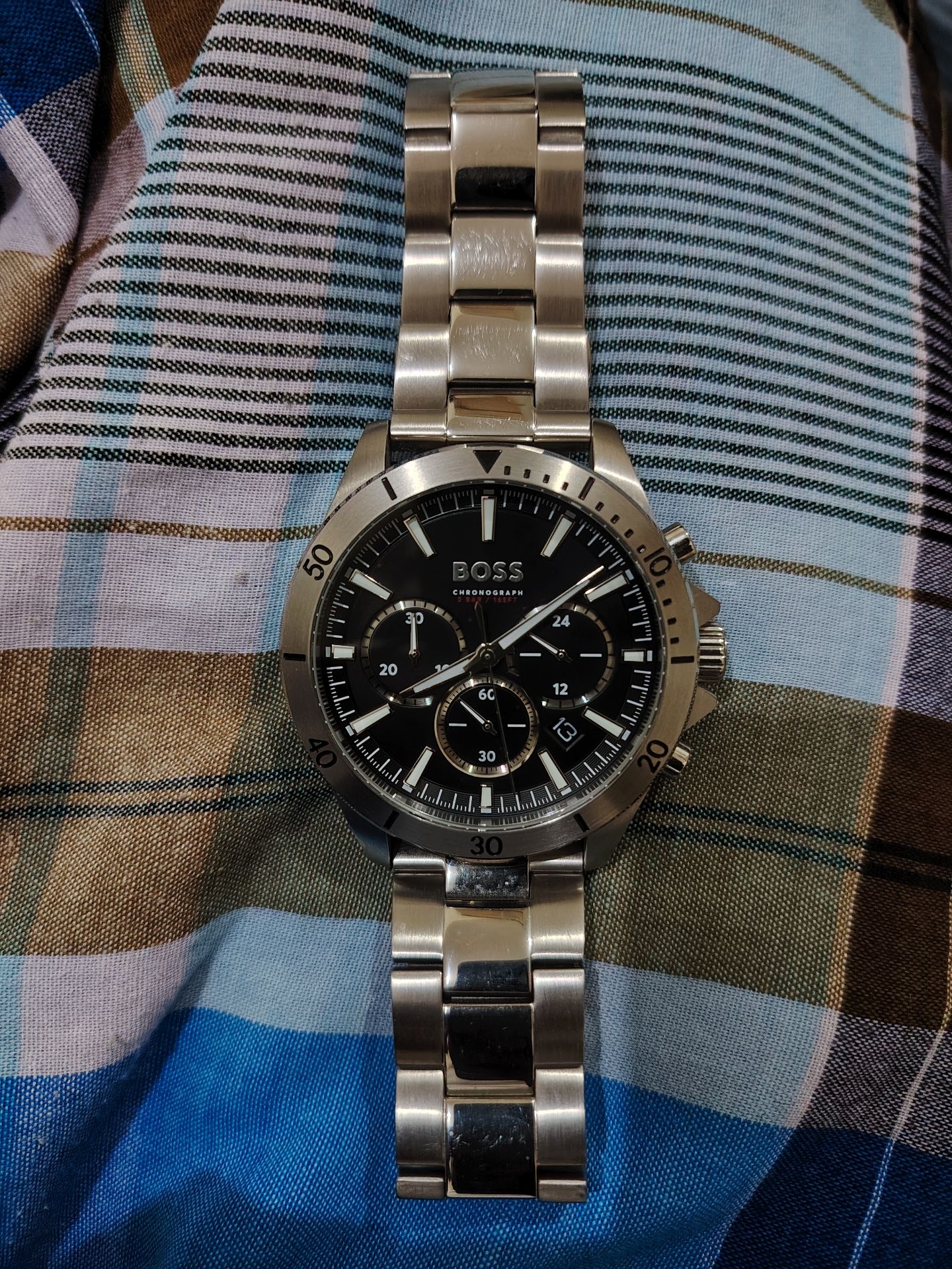 Boss sport steel quartz watch - Image 1