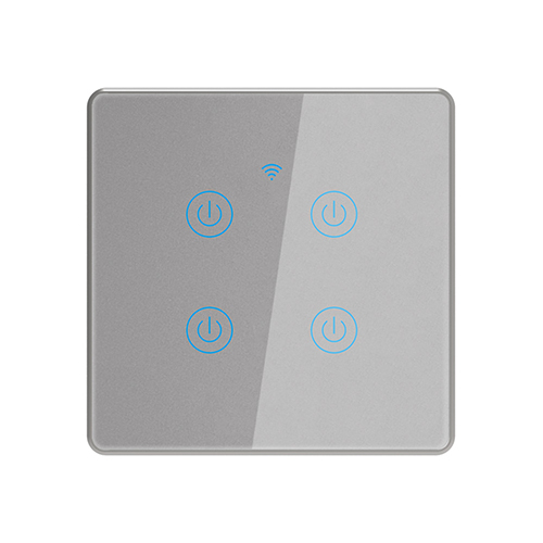 Secuview Four Gang Wi-Fi Remote Control Smart Switch With Metal Border - Image 2
