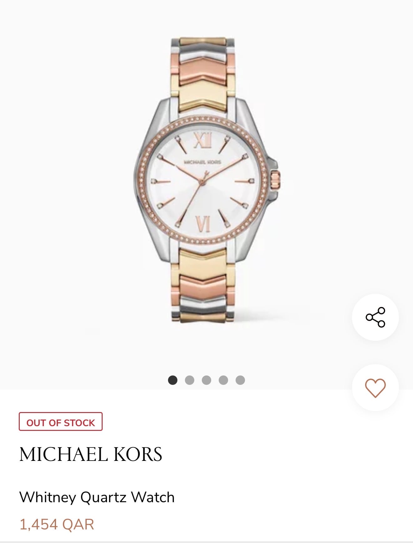 ساعة نسائية Michael Kors (MK6686) - Image 6