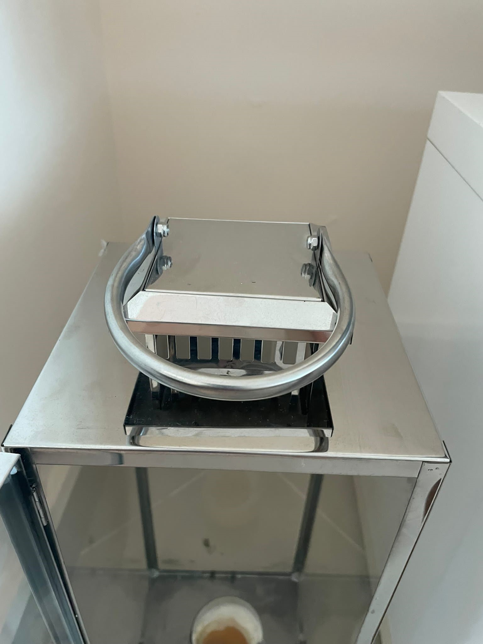 Metal Frame Glass Candle Box - Image 2