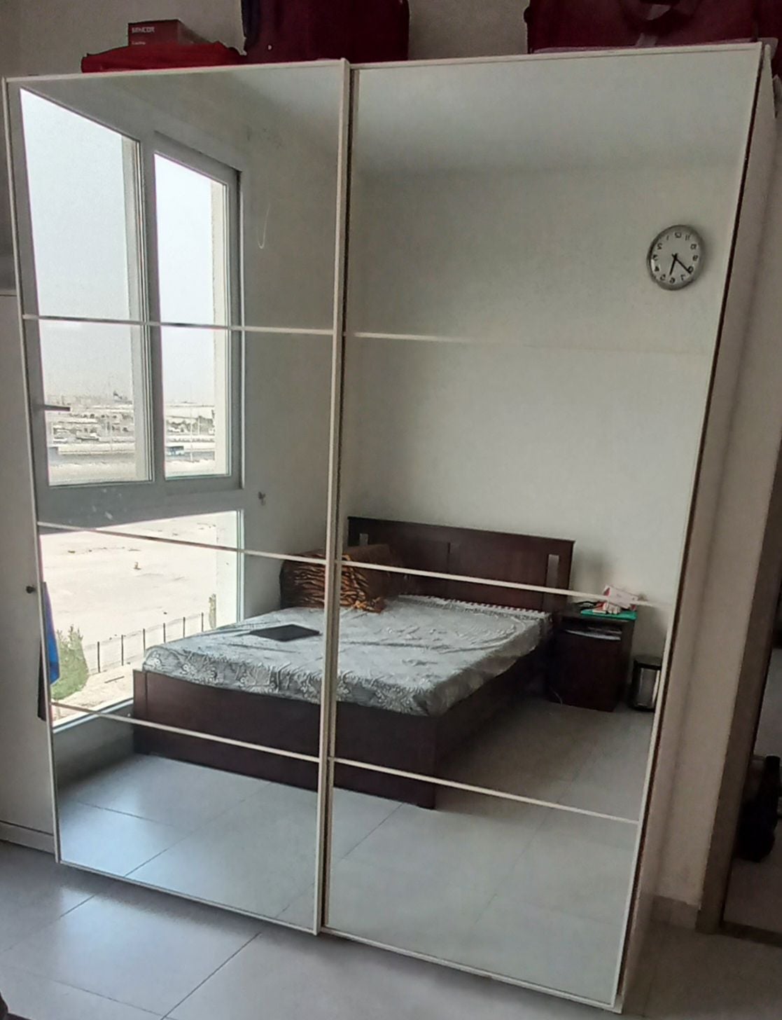 Ikea Pax wardrobe with mirror doors - Image 1
