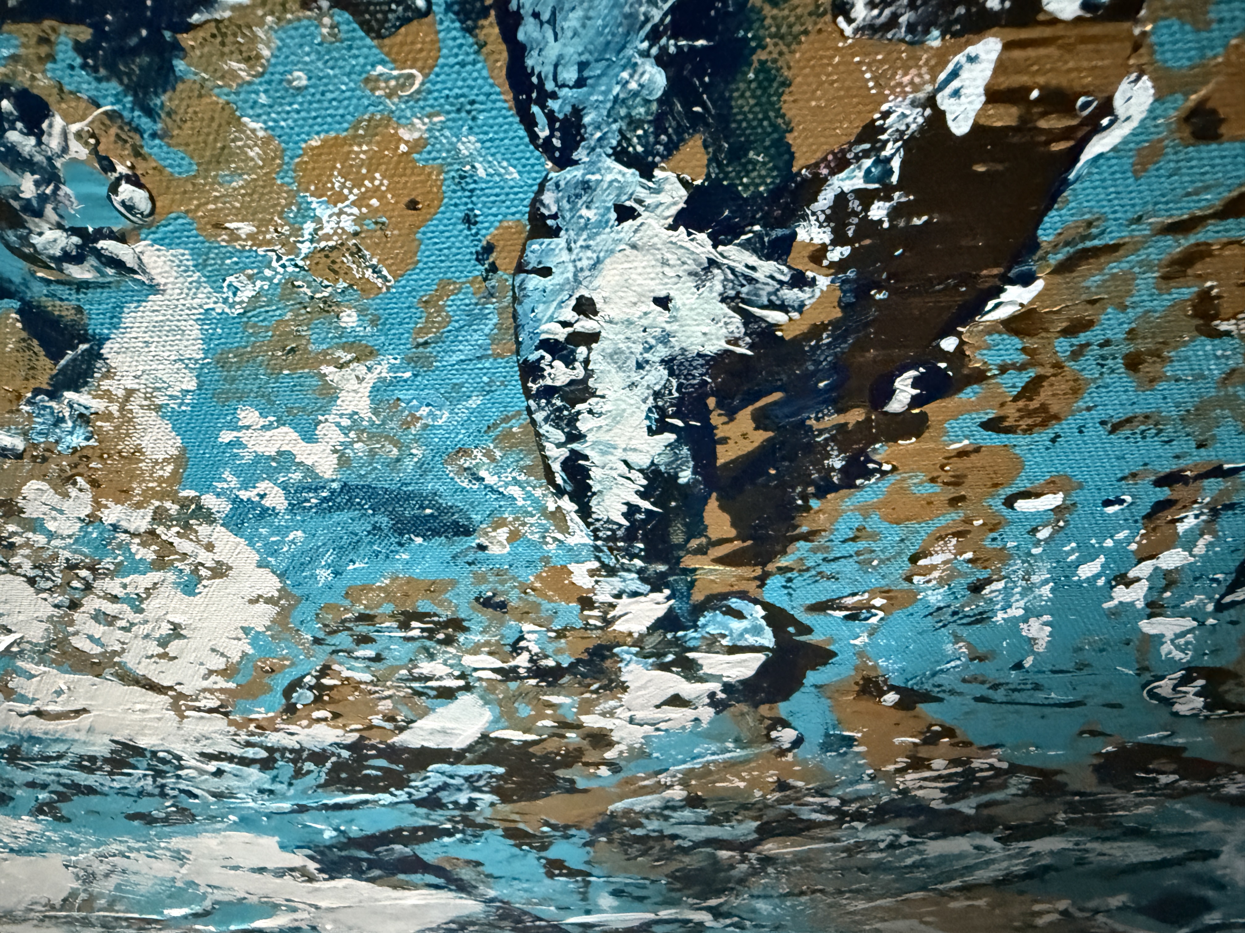 Original abstract painting 120 × 90 cm – NO-RETURN.art (not a print) - Image 6
