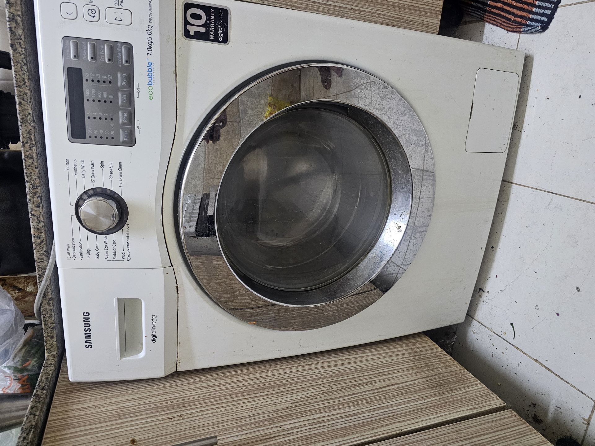 
For Sale: Samsung Front Load Washing Machine (7kg Wash / 5kg Dryer) - Image 3