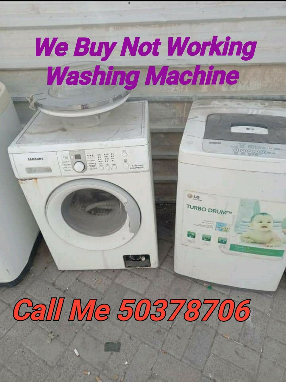 We Buy Damage Washing machine - Image 1